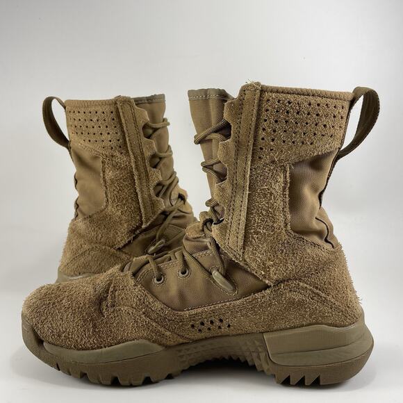 Nike SFB Field Tan Leather Tactical Boot Men Size 6 Coyote AQ1202-900 Combat - Picture 6 of 11